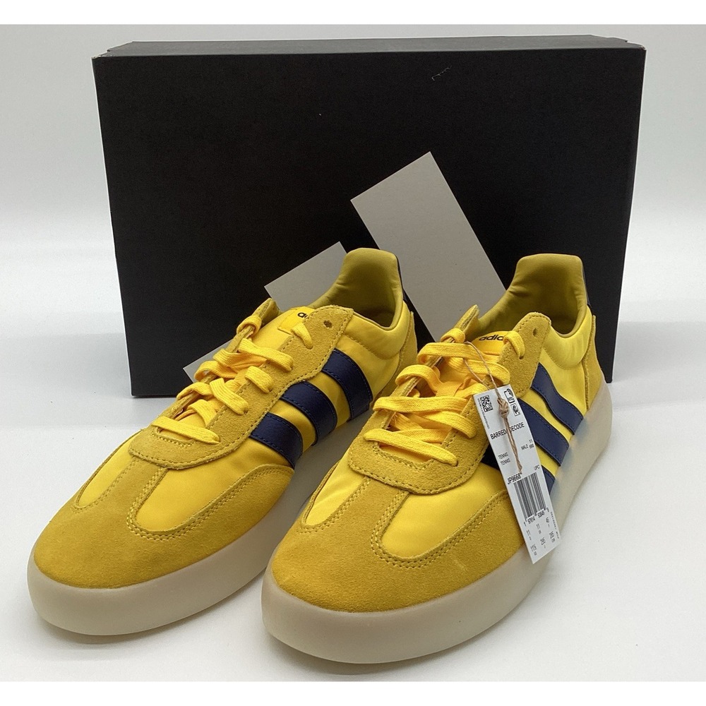 Adidas Barreda Decode Utility Yellow Dark Blue - Mens Size 11.5 JP9668 New